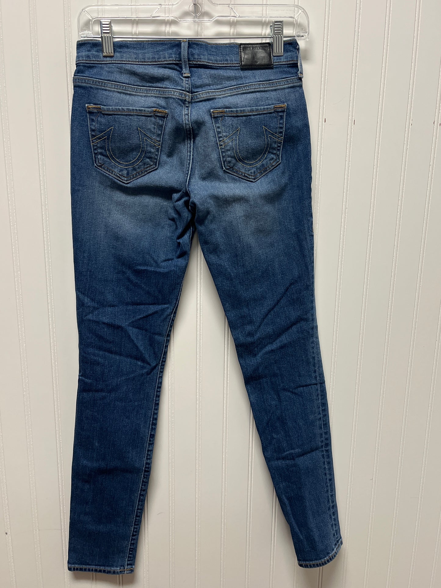 Jeans Skinny By True Religion In Blue Denim, Size: 2