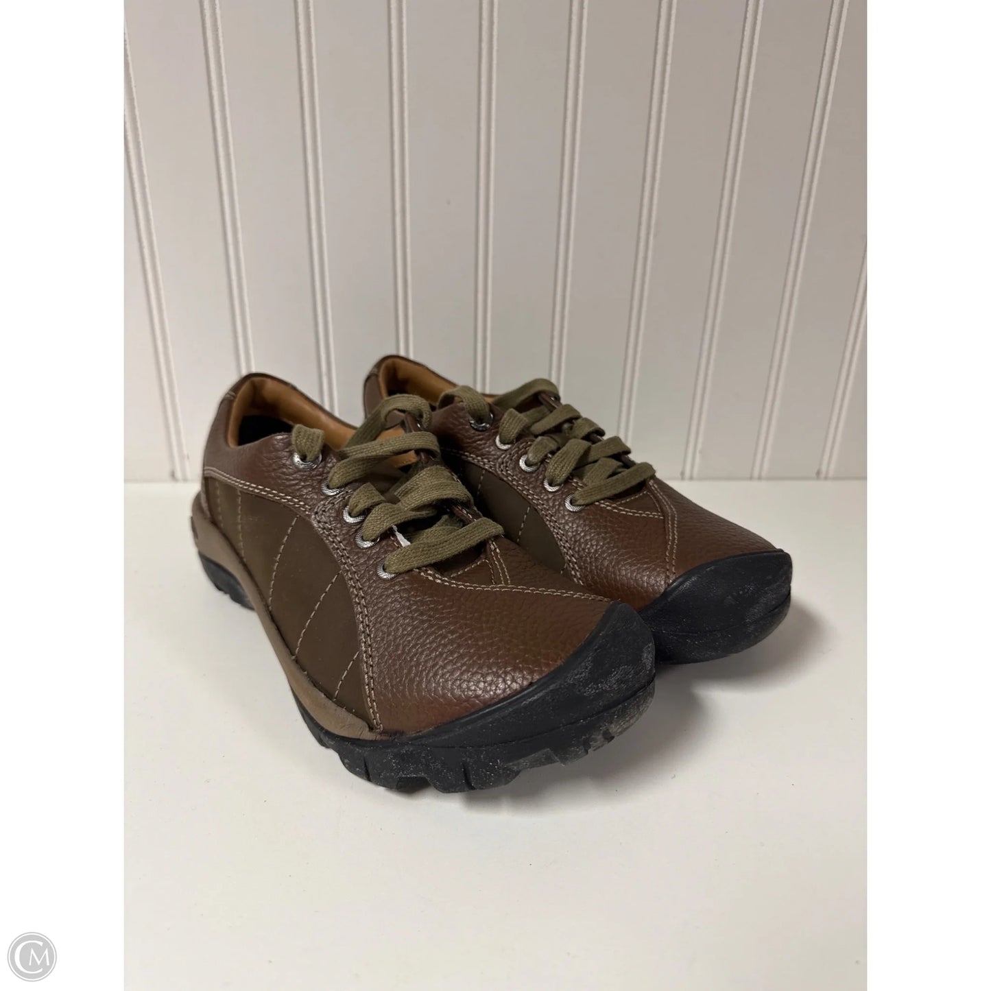 Shoes Hiking By Keen In Brown, Size: 8.5