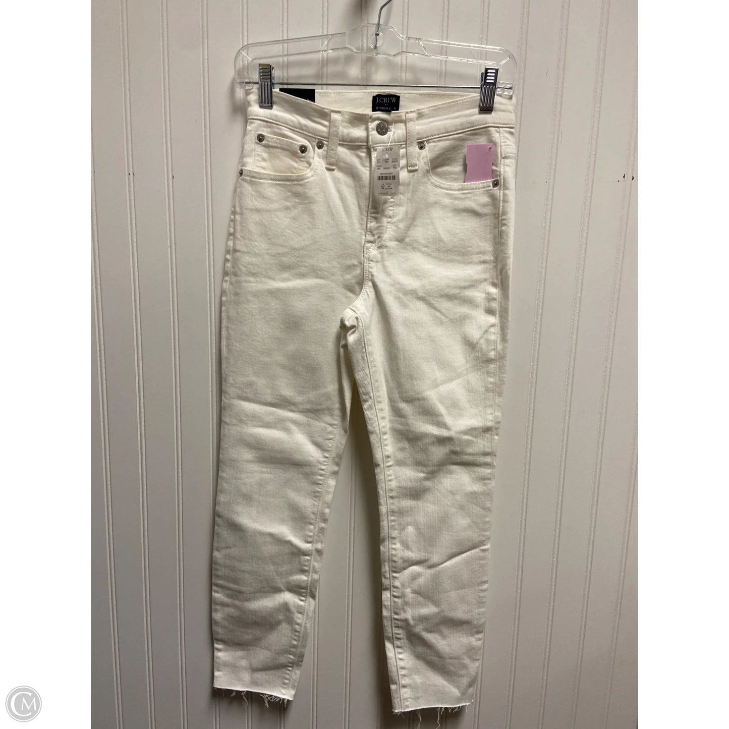 Jeans Skinny By J. Crew In White, Size: 26