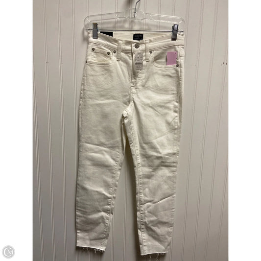 Jeans Skinny By J. Crew In White, Size: 26