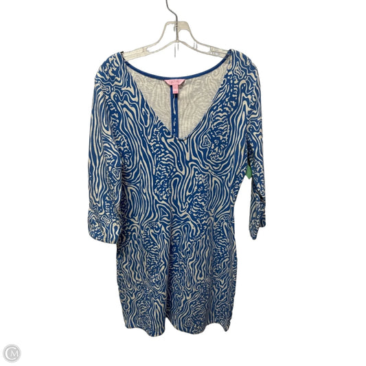 Dress Designer By Lilly Pulitzer In Blue, Size: L