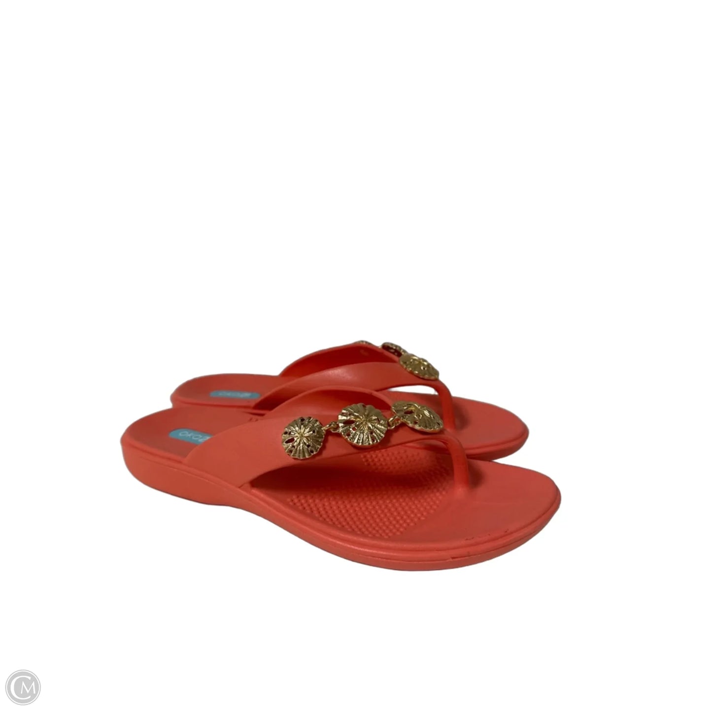 Sandals Flip Flops By Clothes Mentor In Coral, Size: 8
