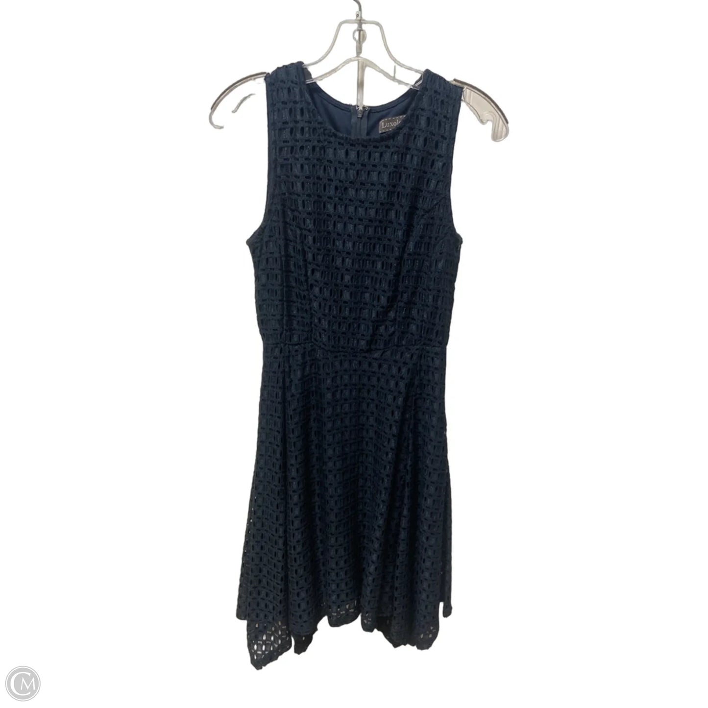 Dress Party Midi By Luxology In Navy, Size: S