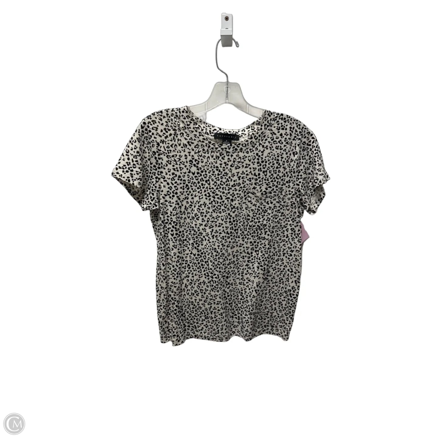 Top Short Sleeve By Sanctuary In Leopard Print, Size: S