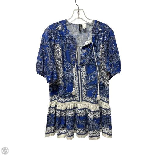 Dress Casual Short By H&m In Blue, Size: S