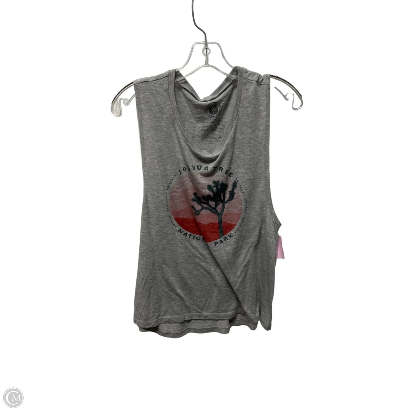 Top Short Sleeve By Clothes Mentor In Grey, Size: L