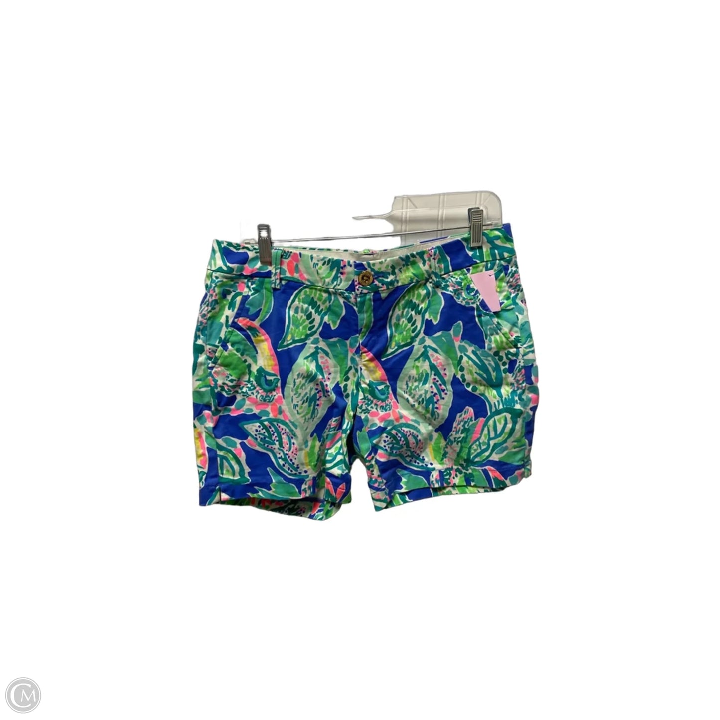 Shorts Designer By Lilly Pulitzer In Blue & Pink, Size: 4