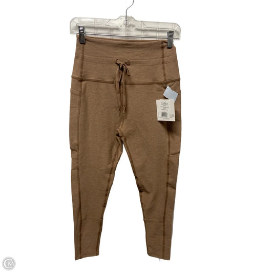 Athletic Leggings By Beyond Yoga In Brown, Size: L