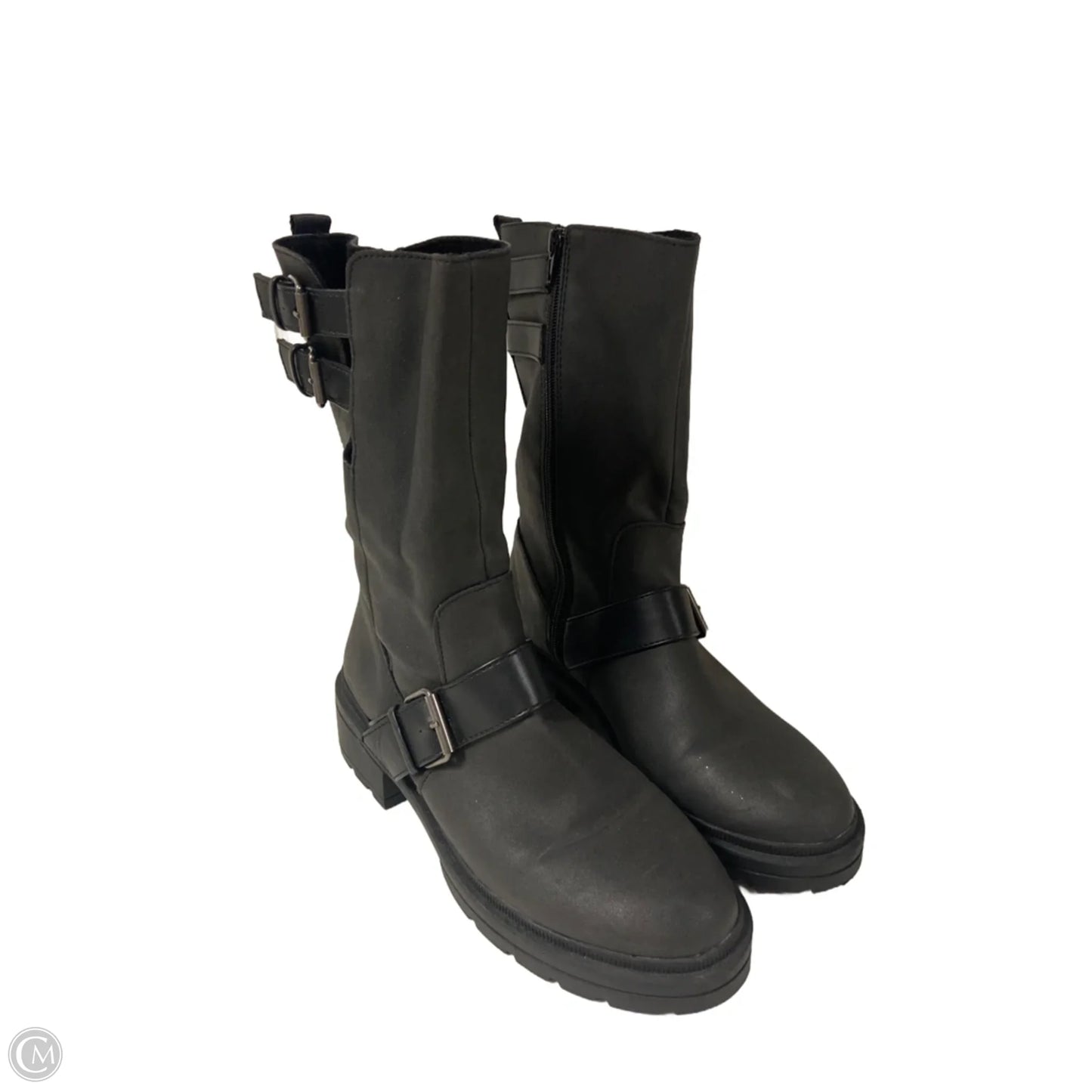 Boots Combat By Clothes Mentor In Black, Size: 10