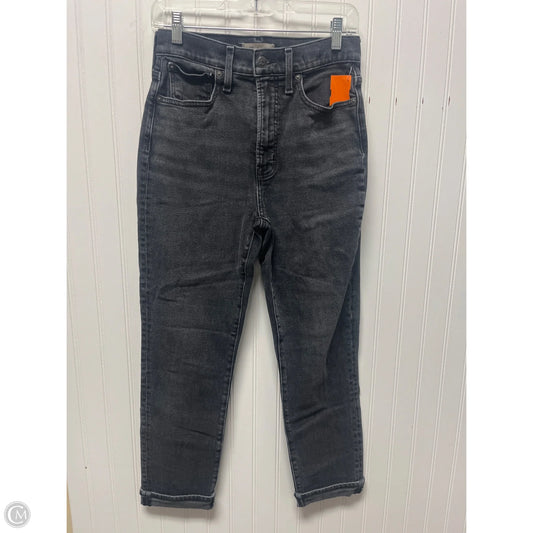 Jeans Skinny By Madewell In Black, Size: 4