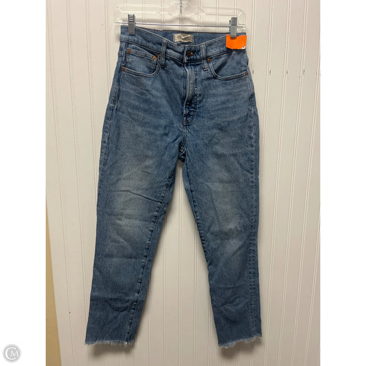 Jeans Skinny By Madewell In Blue, Size: 4