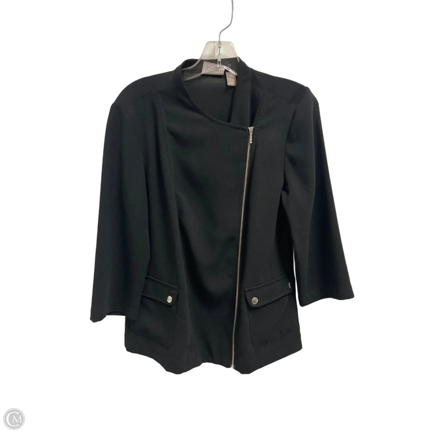 Jacket Other By Chicos In Black, Size: 0