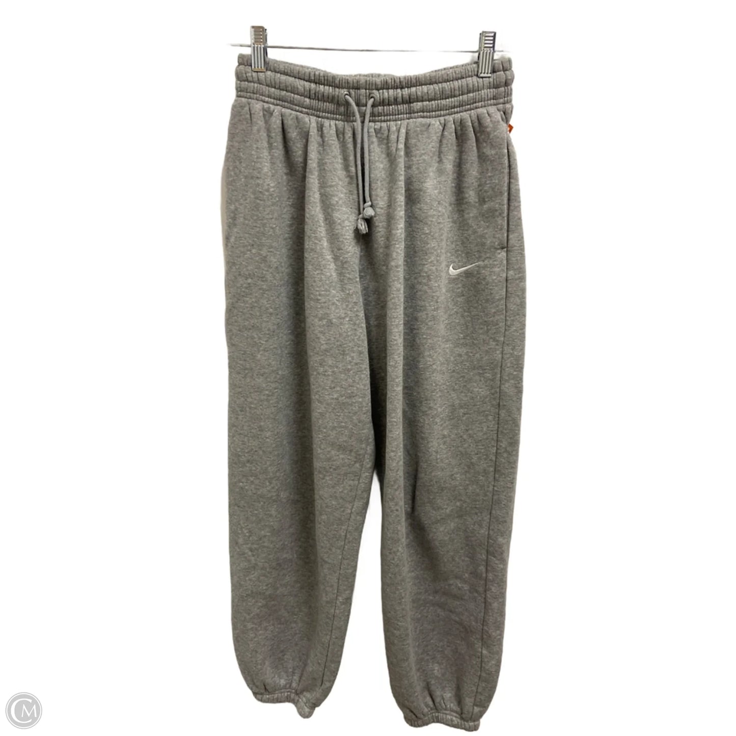 Athletic Pants By Nike In Grey, Size: S