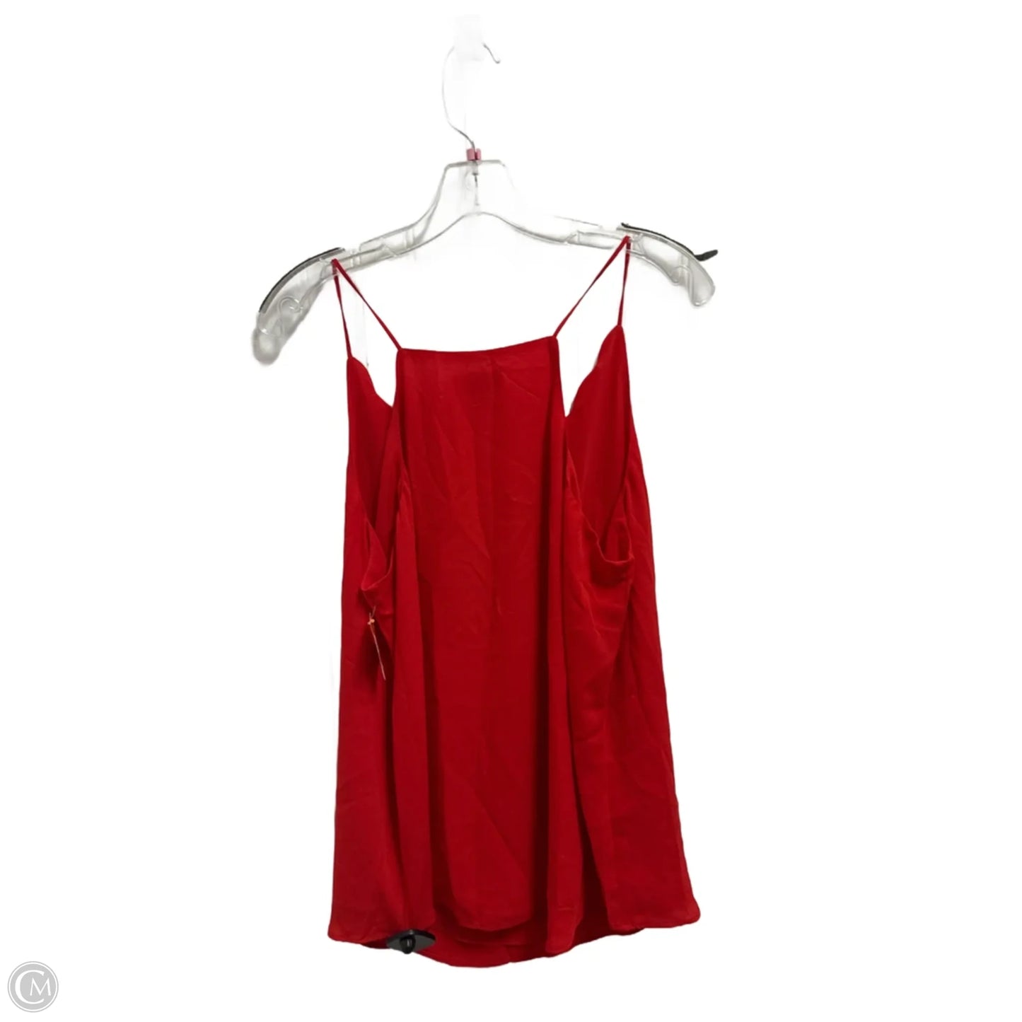 Top Sleeveless By Loft In Red, Size: L