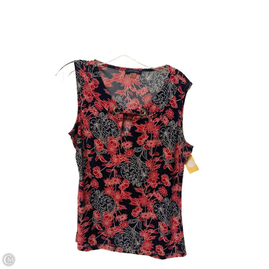 Top Sleeveless By Tommy Hilfiger In Blue, Size: M