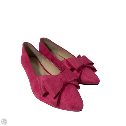 Shoes Flats By Clothes Mentor In Pink, Size: 9