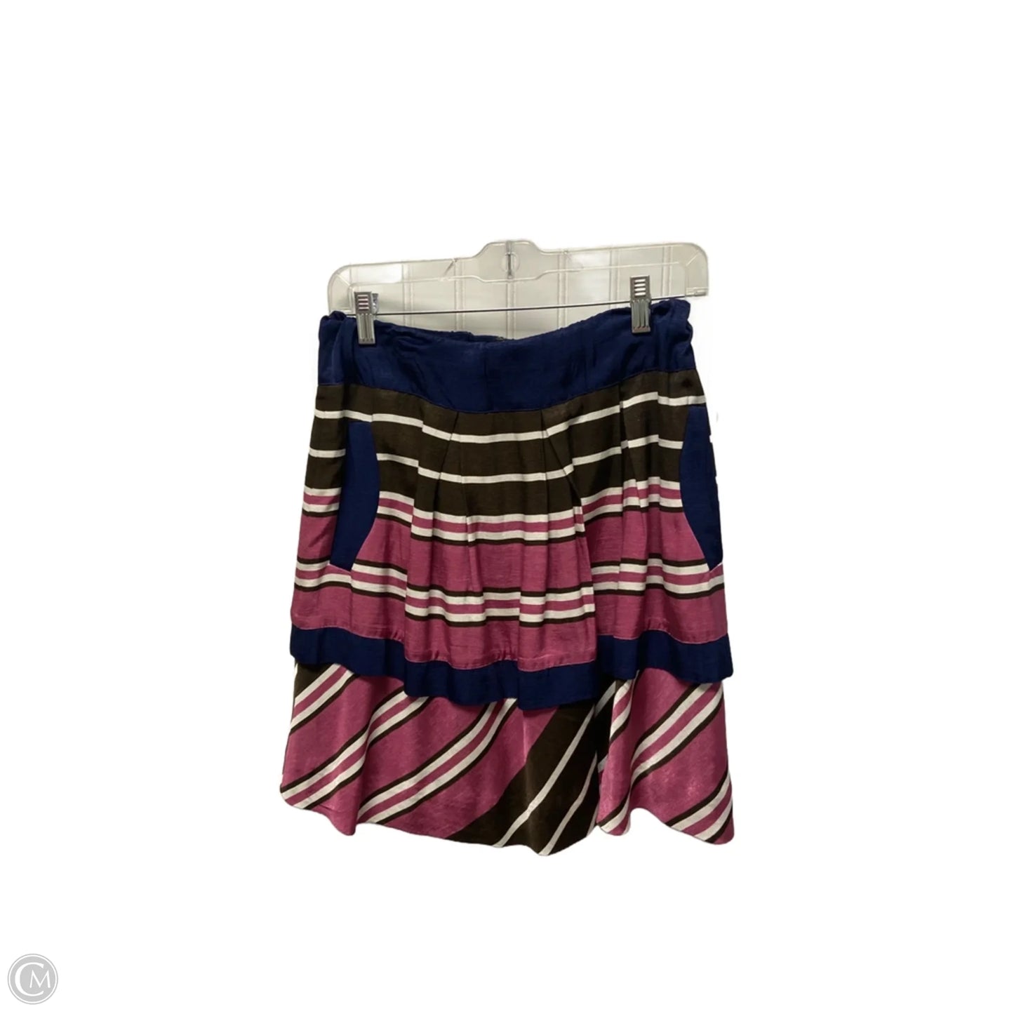 Skirt Mini & Short By Maeve In Striped Pattern, Size: 2
