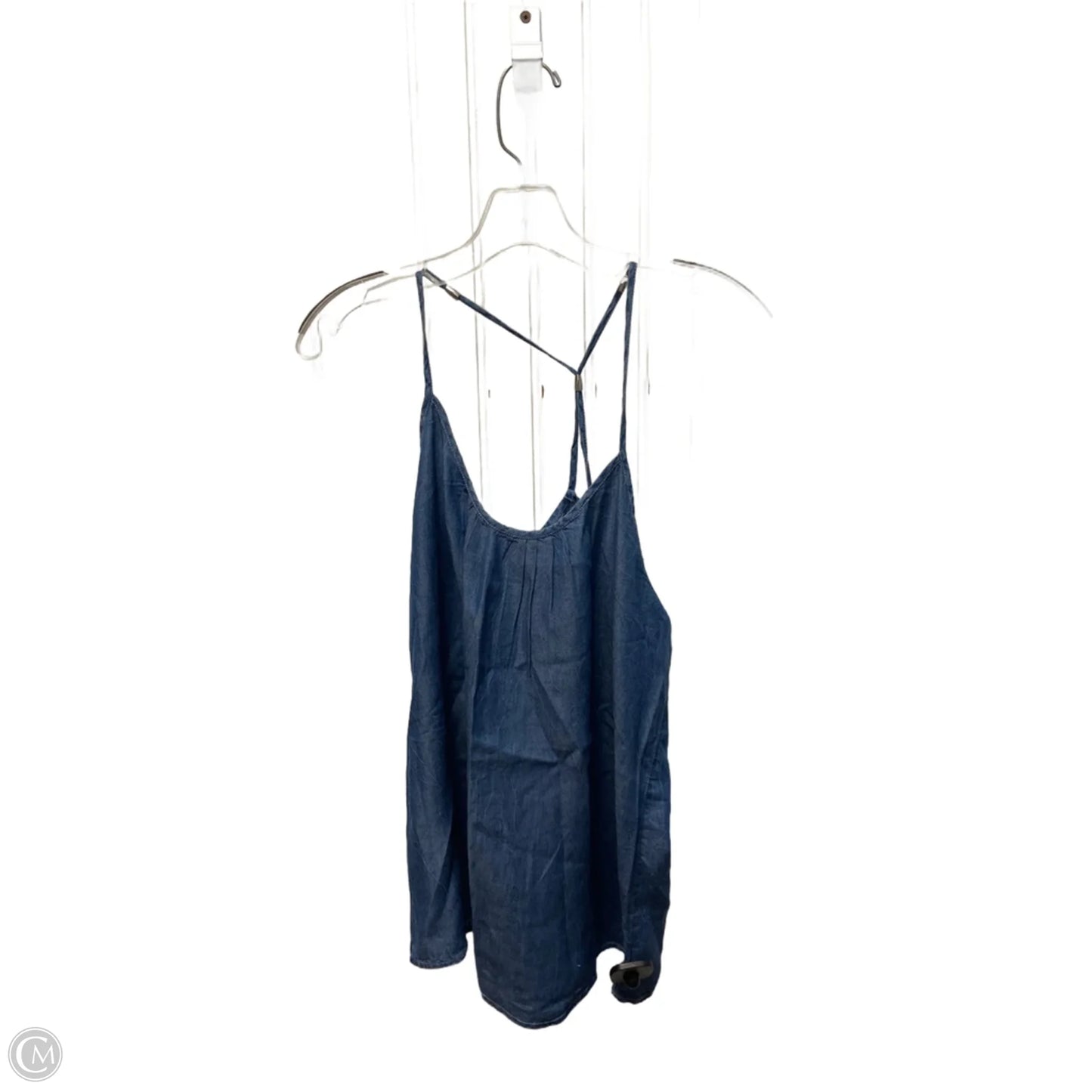Top Sleeveless By Soho Apparel In Blue, Size: M