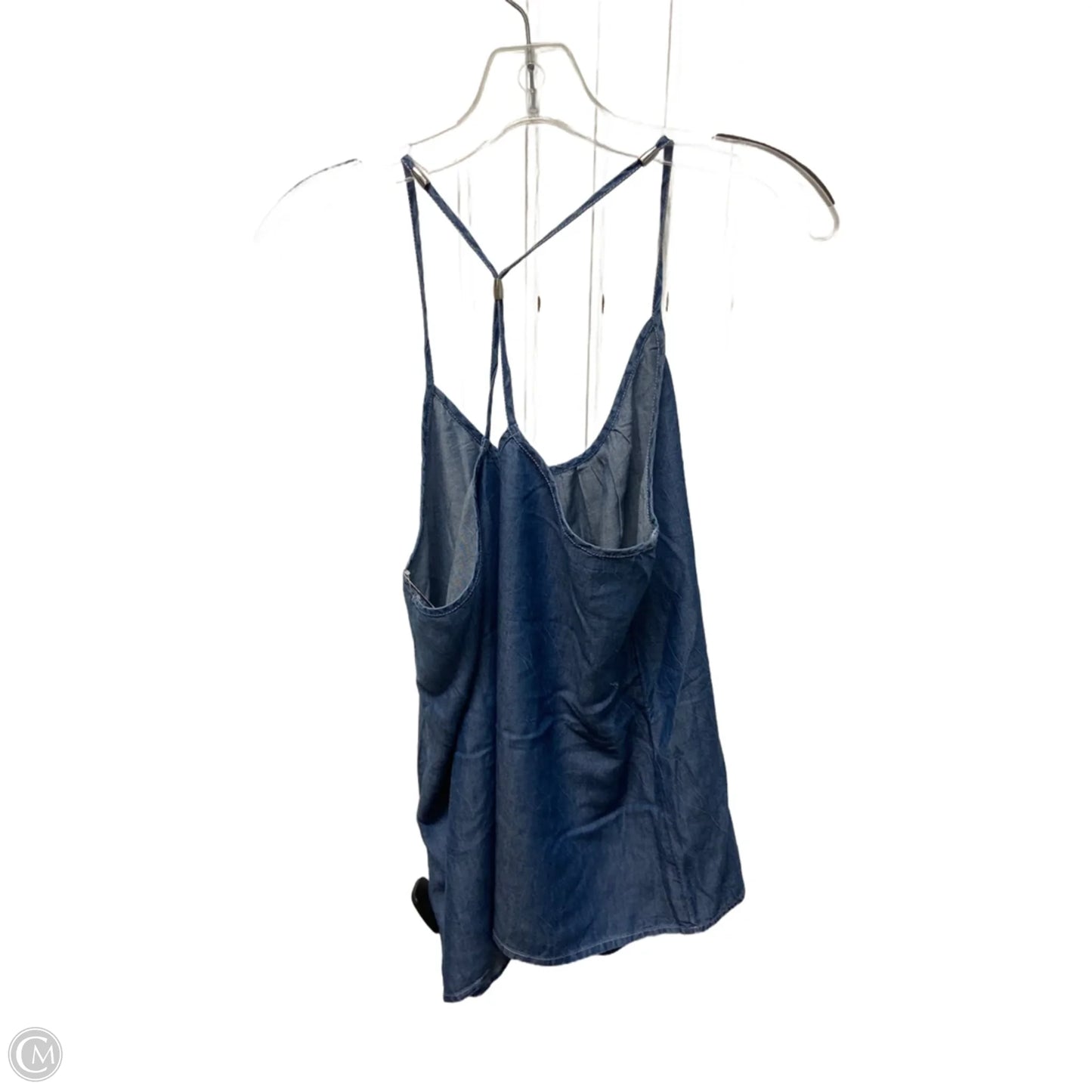 Top Sleeveless By Soho Apparel In Blue, Size: M