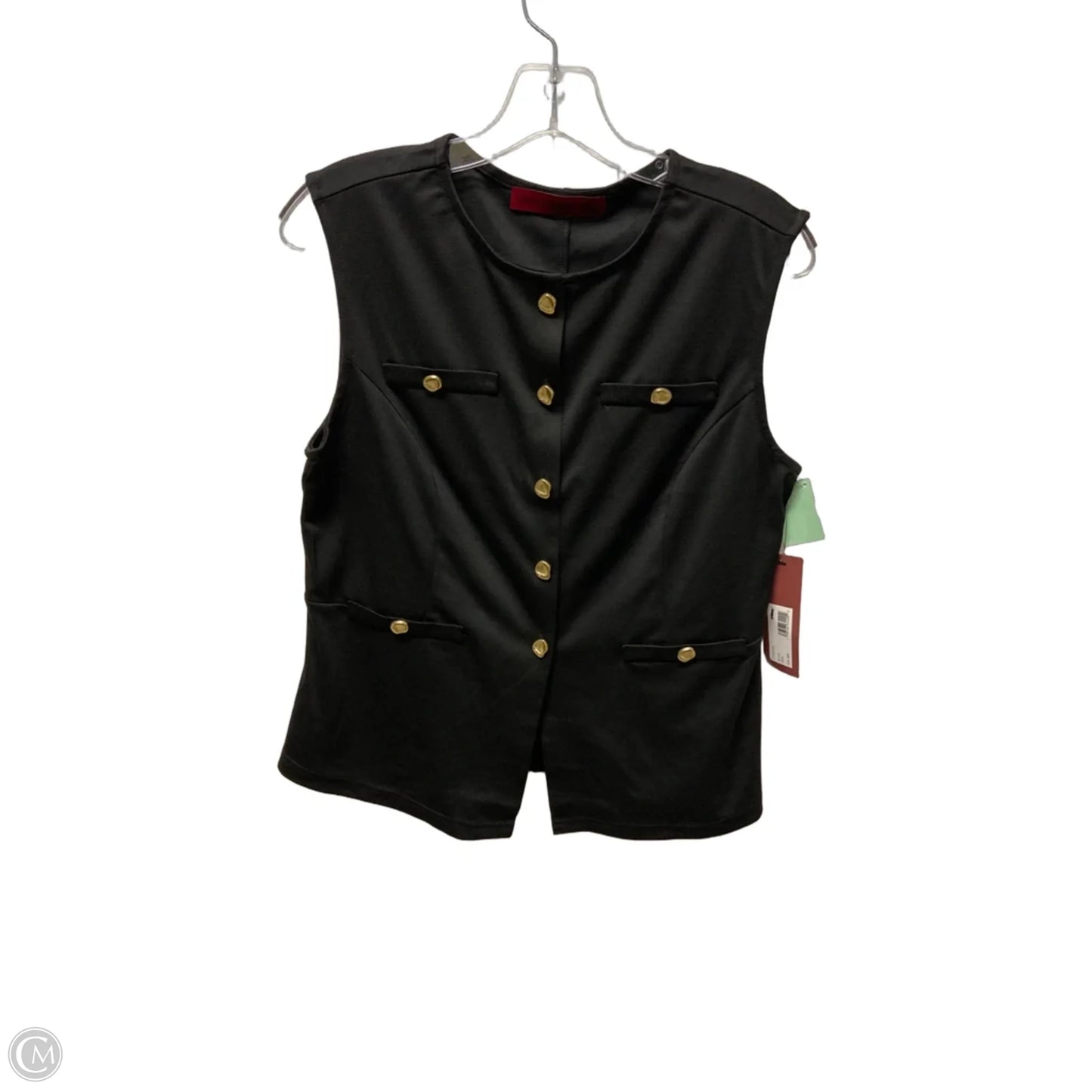 Top Sleeveless By Love Scarlett In Black, Size: S