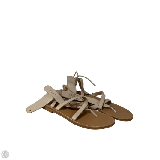 Sandals Flats By Oasis Society In Beige, Size: 8.5