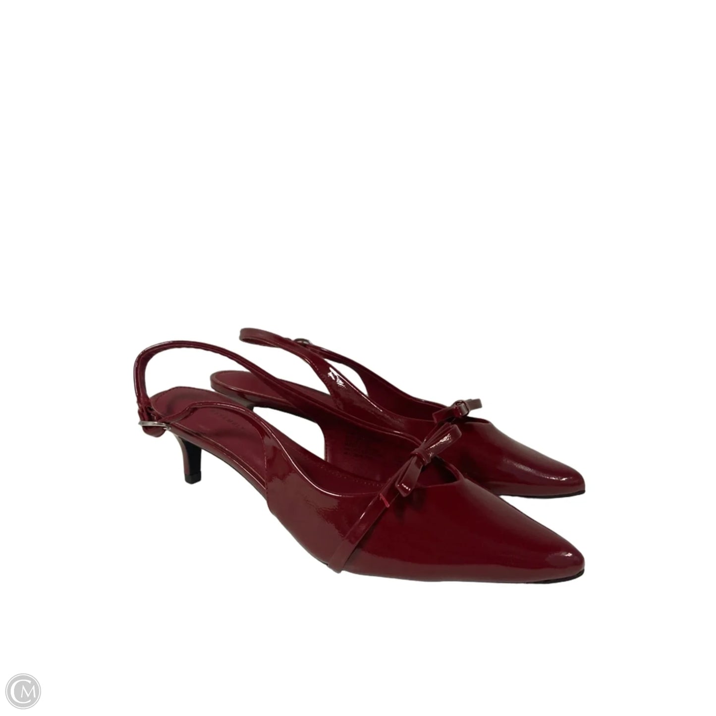 Shoes Heels Kitten By Free Assembly In Red, Size: 9