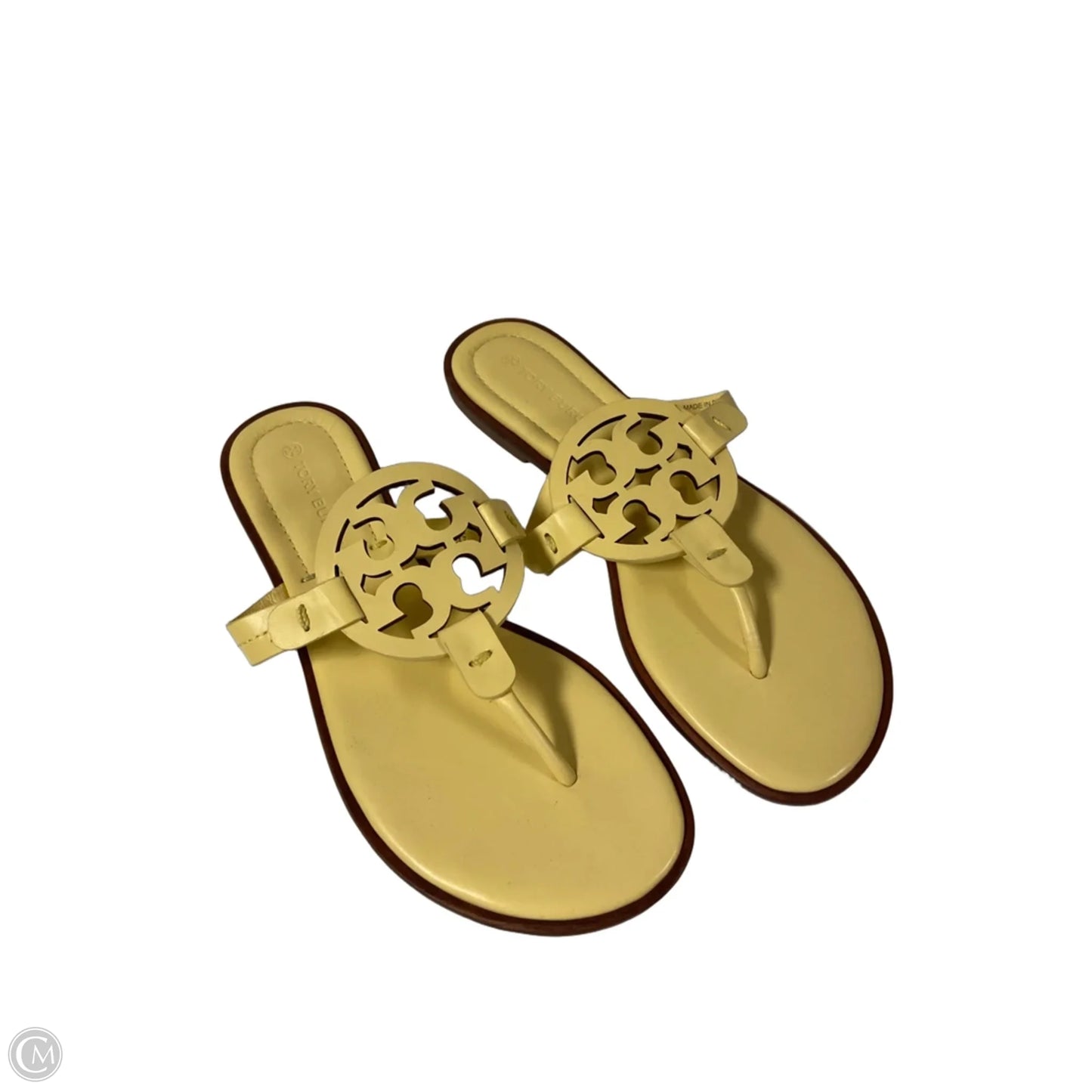 Sandals Designer By Tory Burch In Yellow, Size: 6.5