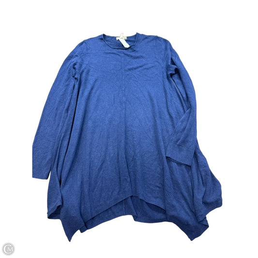 Tunic Long Sleeve By Eileen Fisher In Blue, Size: S