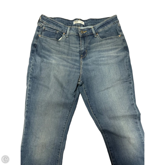 Jeans Straight By Levis In Blue, Size: 14