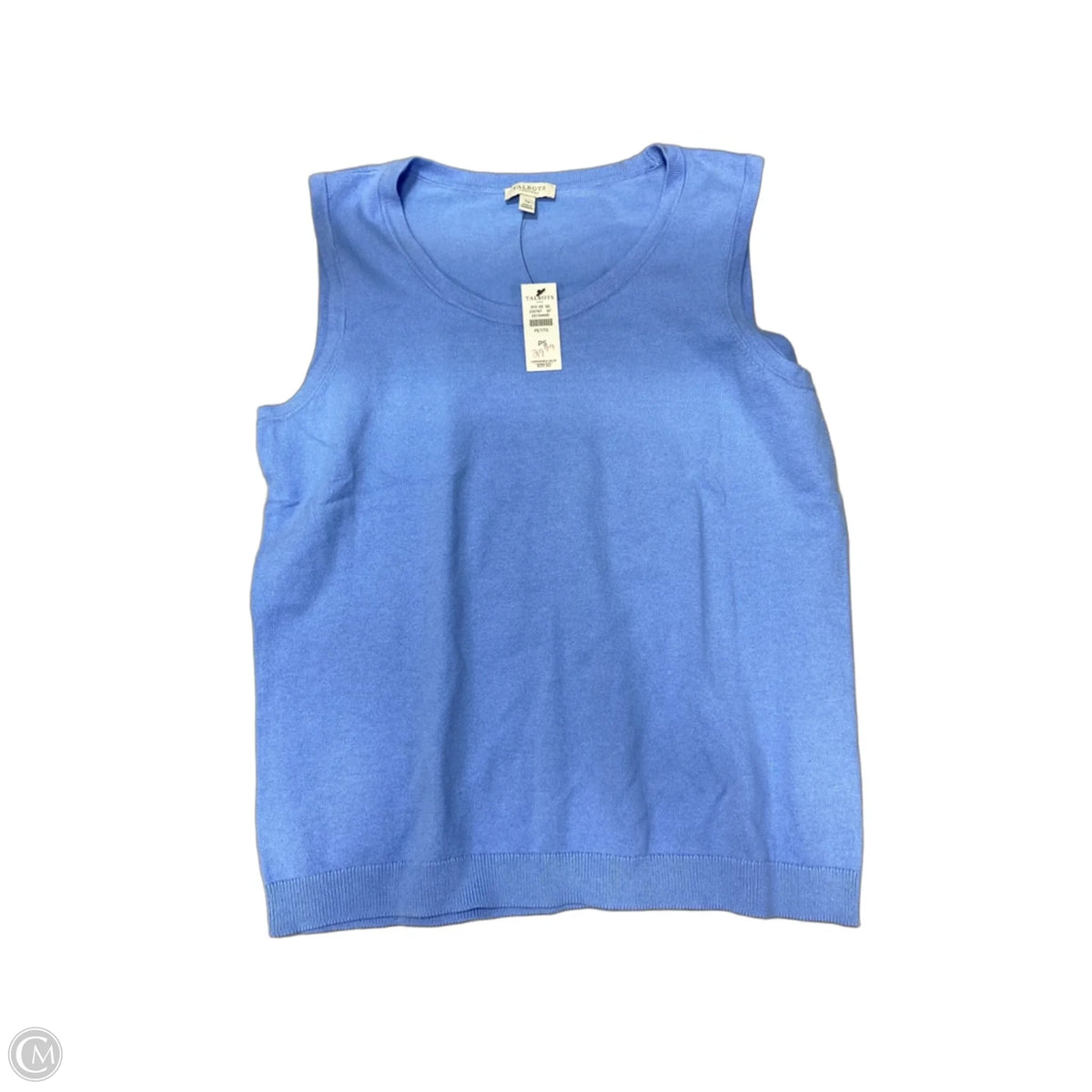 Sweater Short Sleeve By Talbots In Blue, Size: S