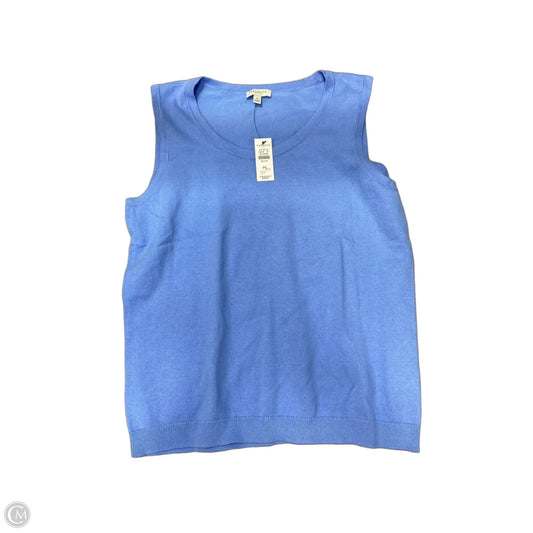 Sweater Short Sleeve By Talbots In Blue, Size: S