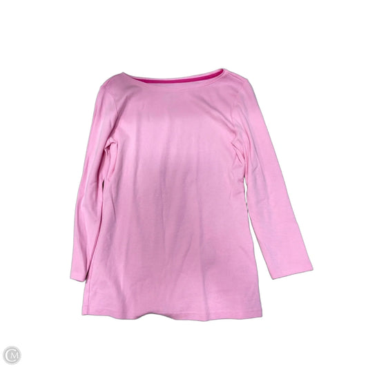Top Long Sleeve By Talbots In Pink, Size: Xs