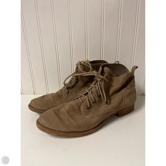 Boots Ankle Heels By Sam Edelman In Brown, Size: 9.5