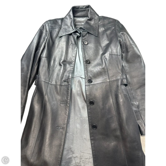 Jacket Moto Leather By Guess In Black, Size: M