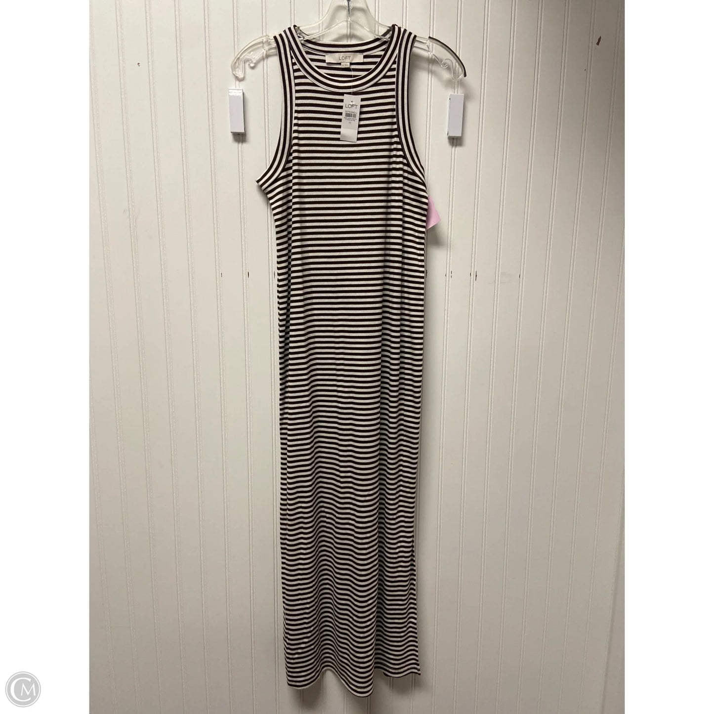 Dress Casual Maxi By Loft In Brown, Size: M