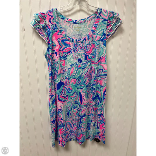 Dress Designer By Lilly Pulitzer In Blue & Pink, Size: M