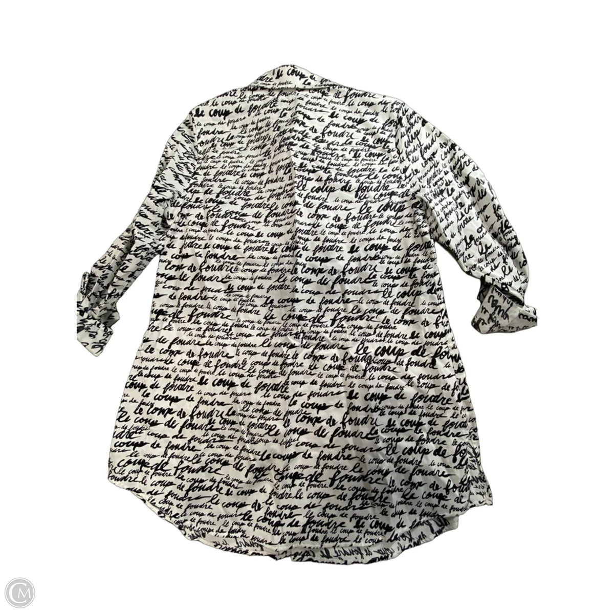 Top Long Sleeve By Chicos In White, Size: M