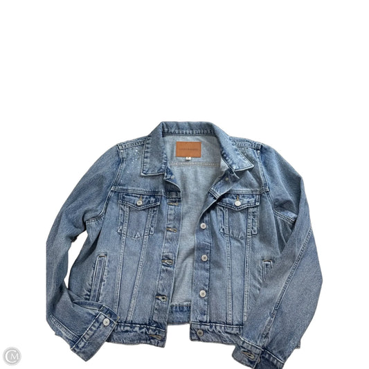 Jacket Denim By Lucky Brand In Blue, Size: Xl