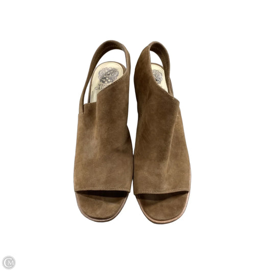 Sandals Heels Block By Vince Camuto In Brown, Size: 10