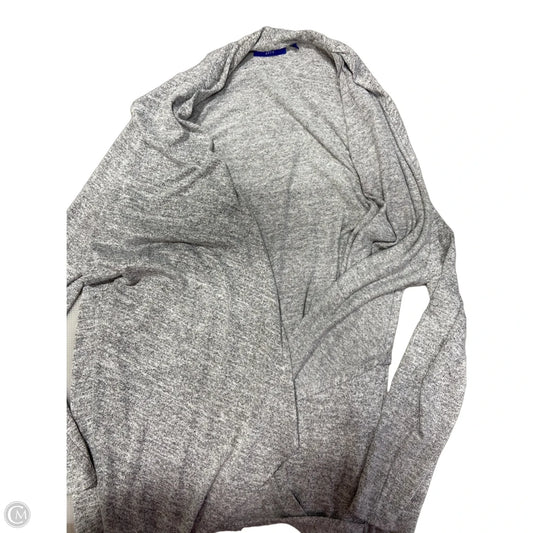 Sweater Cardigan By Apt 9 In Grey, Size: Xl