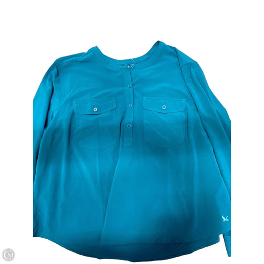 Top Long Sleeve By Eddie Bauer In Green, Size: Xl
