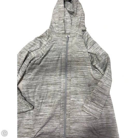 Sweatshirt Hoodie By Maurices In Grey, Size: 1x
