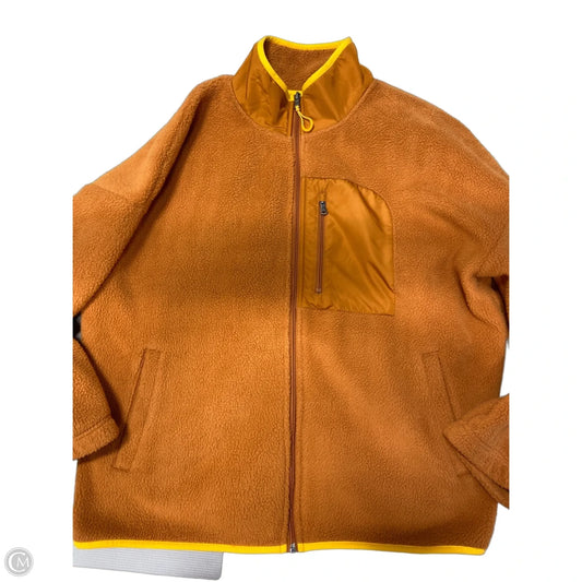 Sweatshirt Collar By Tek Gear In Orange, Size: 1x