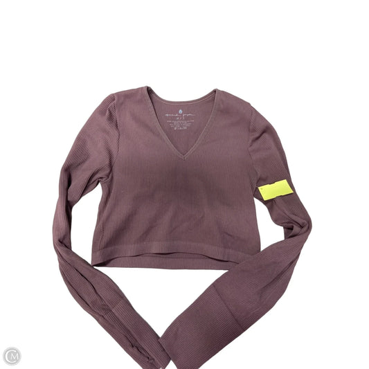 Top Long Sleeve By Spiritual Gangster In Purple, Size: M