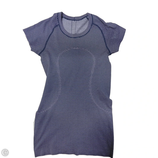 Athletic Top Short Sleeve By Lululemon In Purple, Size: S
