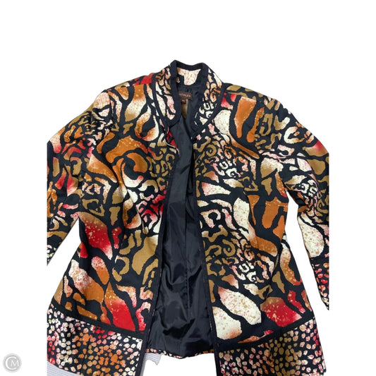 Blazer By Multiples In Animal Print, Size: Xs
