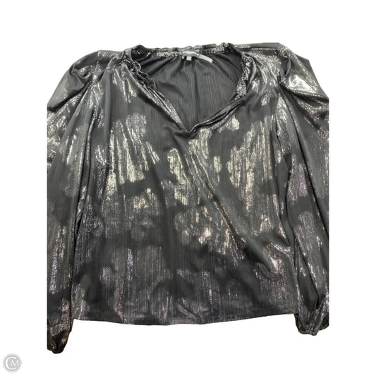 Top Long Sleeve Designer By Karl Lagerfeld In Black, Size: Xl