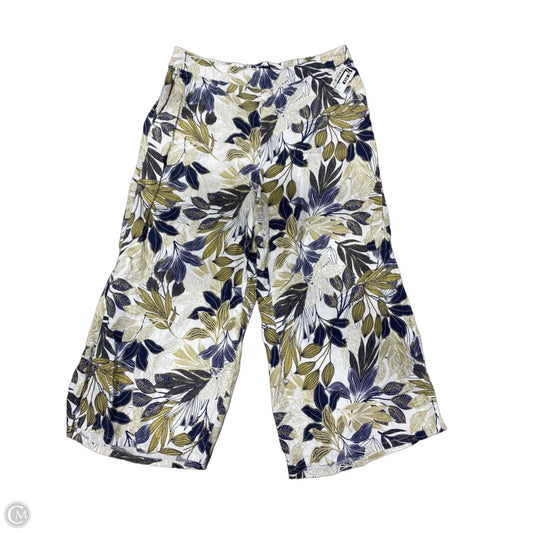 Pants Linen By Tahari In Floral Print, Size: 16