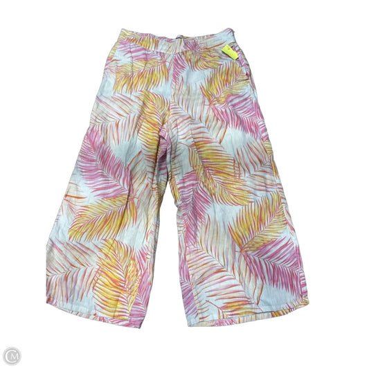 Pants Linen By Tahari In Pink, Size: 16