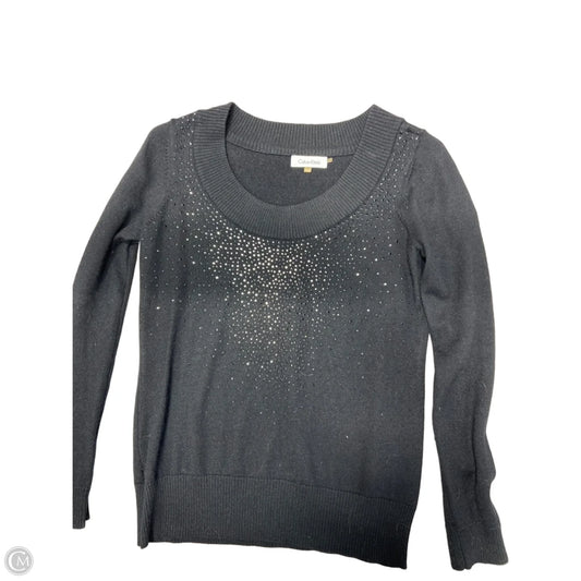 Sweater By Calvin Klein In Black, Size: S